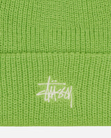 Stüssy Basic Cuff Beanie Bright Green Hats Beanies 1321019 BGRE