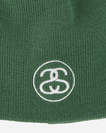 Stüssy Skullcap Exposed Stitch Green Hats Beanies 1321215 0401