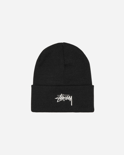 Stüssy Stock Cuff Beanie Black Hats Beanies 1321020 0001