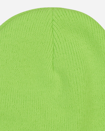 Stüssy Stock Cuff Beanie Flo Green Hats Beanies 1321020 FLGR