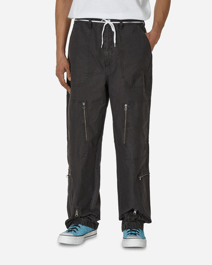 Stüssy Flight Pant Ripstop Pig. Dyed Black Pants Casual 116655 0001