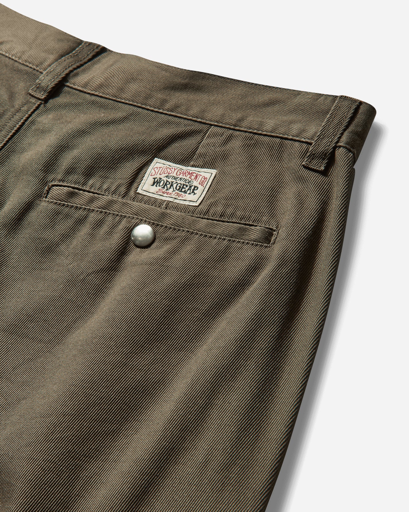 Stüssy Workgear Trouser Twill Surplus Green Pants Casual 116625 1356