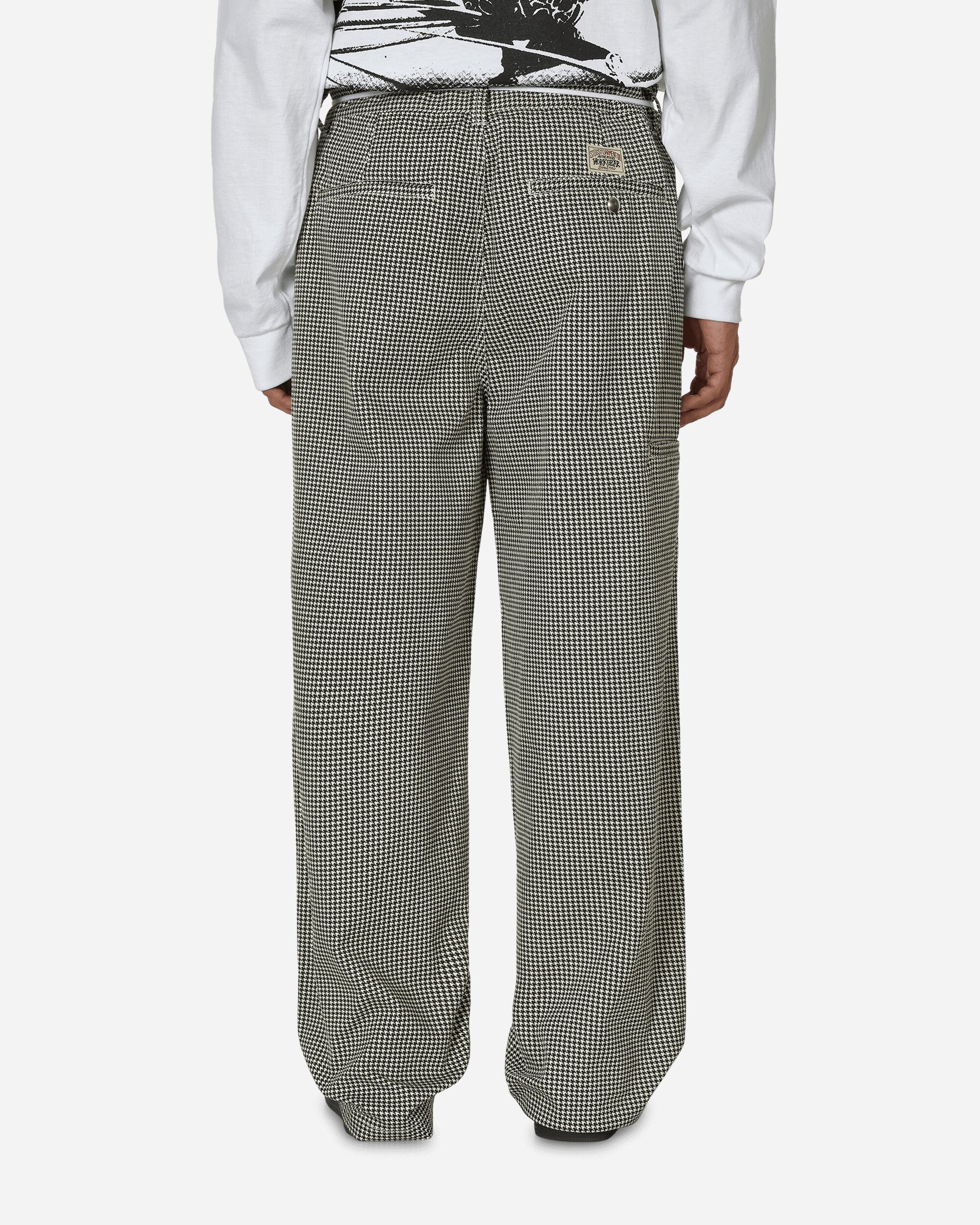 Stüssy Workgear Trouser Twill Houndstooth Pants Casual 116625 2444