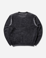 Stüssy Faded Cotton Crew Black Sweatshirts Crewneck 117239 0001