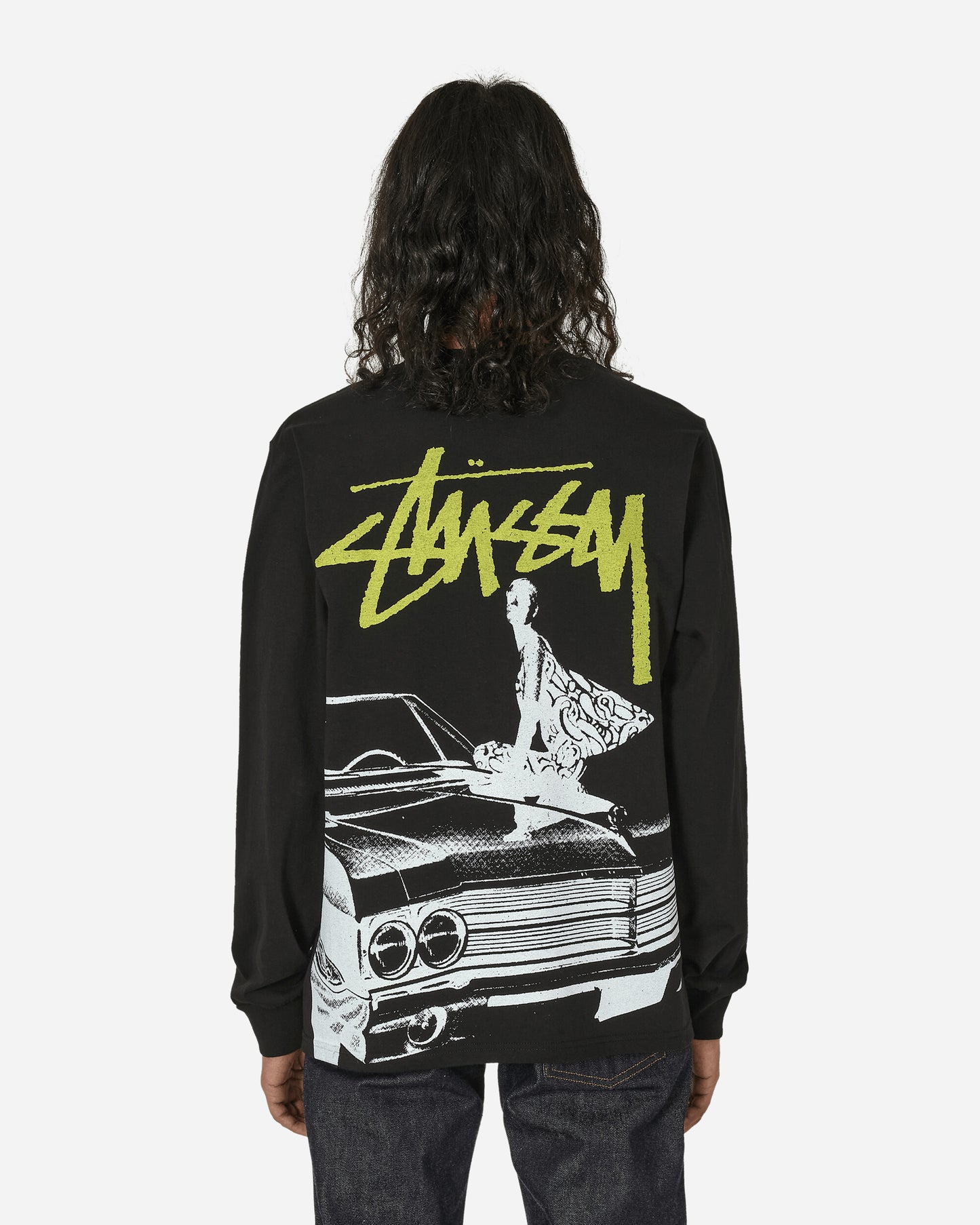 Stüssy Beat Crazy Ls Tee Black T-Shirts Longsleeve 1995006SJ 0001