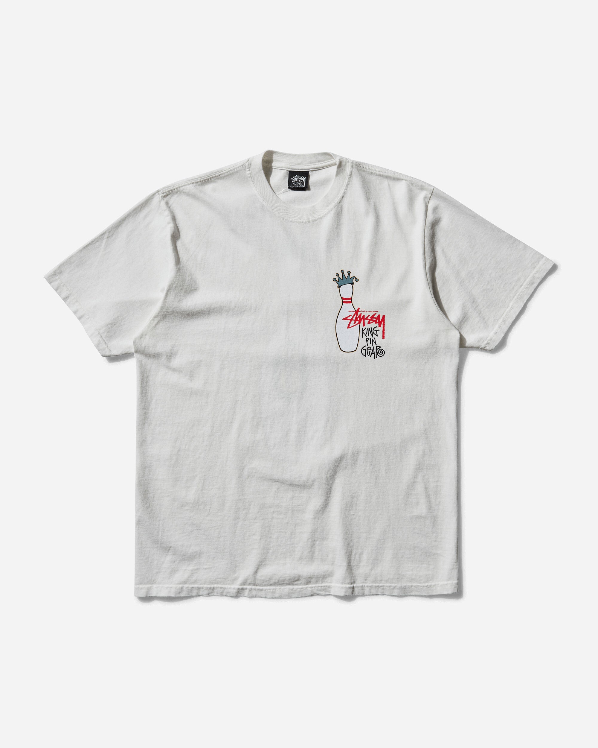 Stüssy Kingpin Pig. Dyed Tee Natural T-Shirts Shortsleeve 1905037 1002