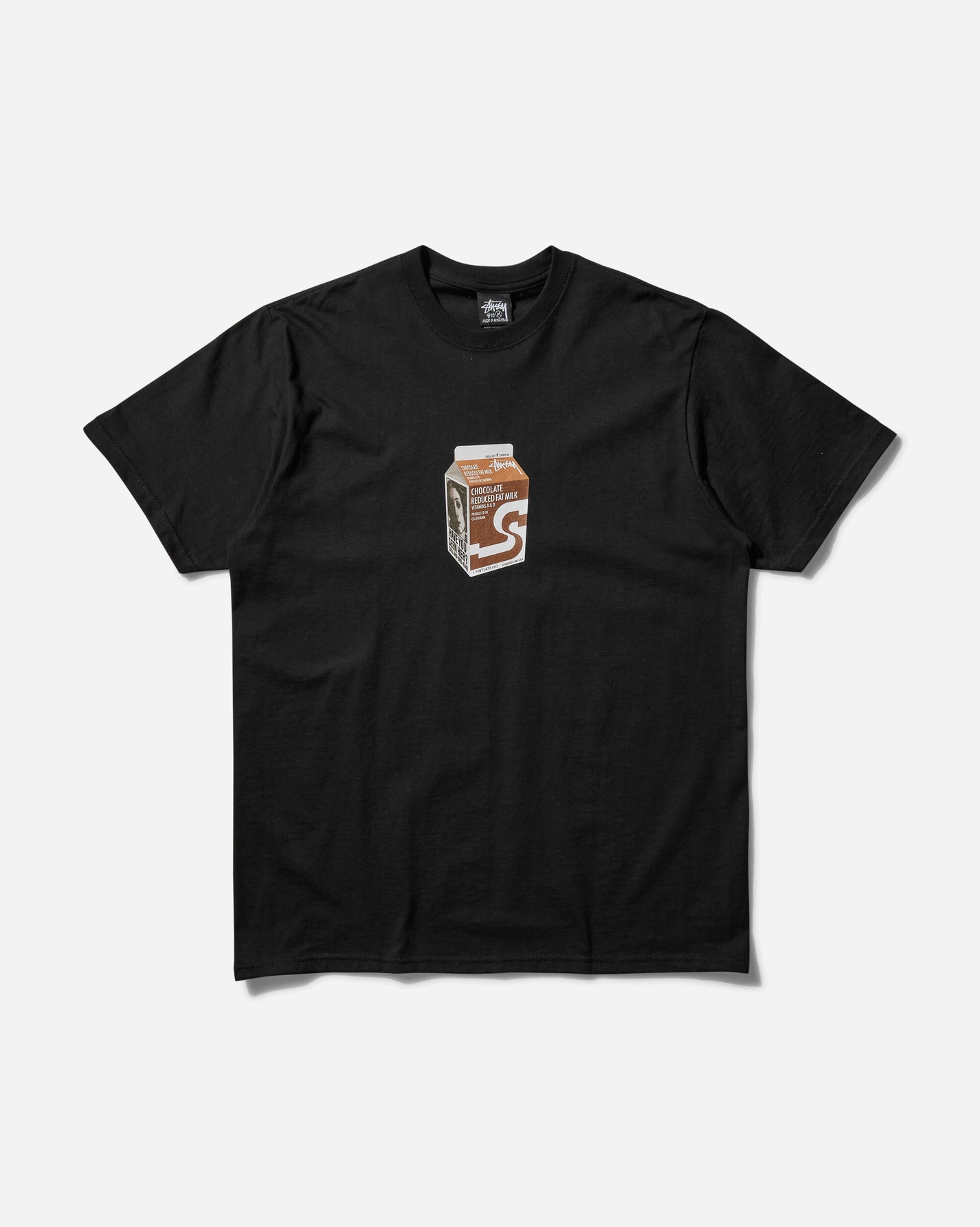 Stüssy Milk Tee Black T-Shirts Shortsleeve 1905036 0001