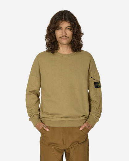 Stone Island Arm Pocket Sweatshirt Biscuit Sweatshirts Crewneck 811563920 V0094