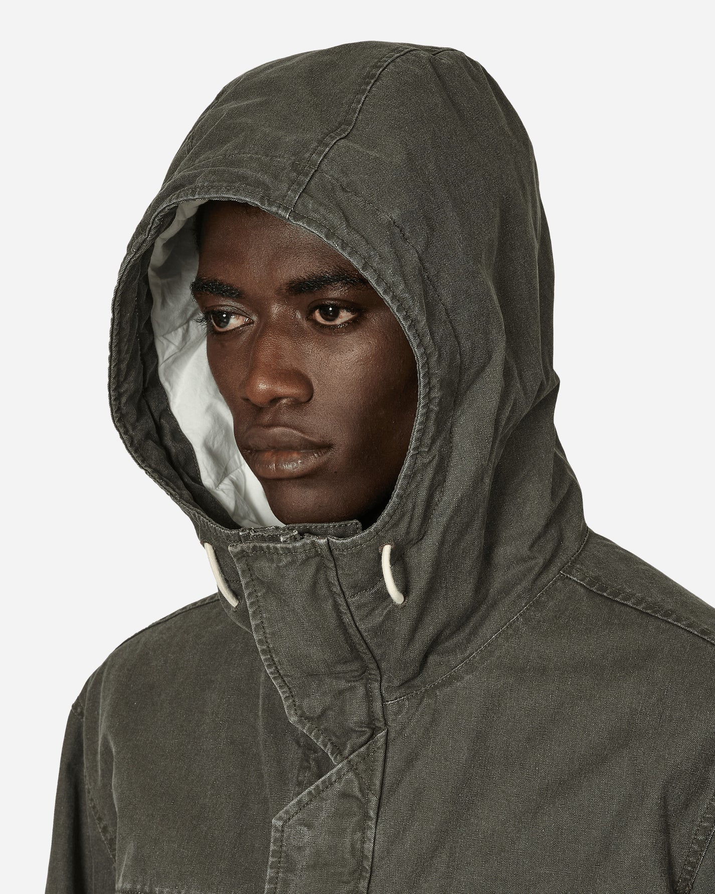 Stone Island Closed Loop Hooded Parka Lead Grey Coats and Jackets Parka Jackets 8115459T1 V0062