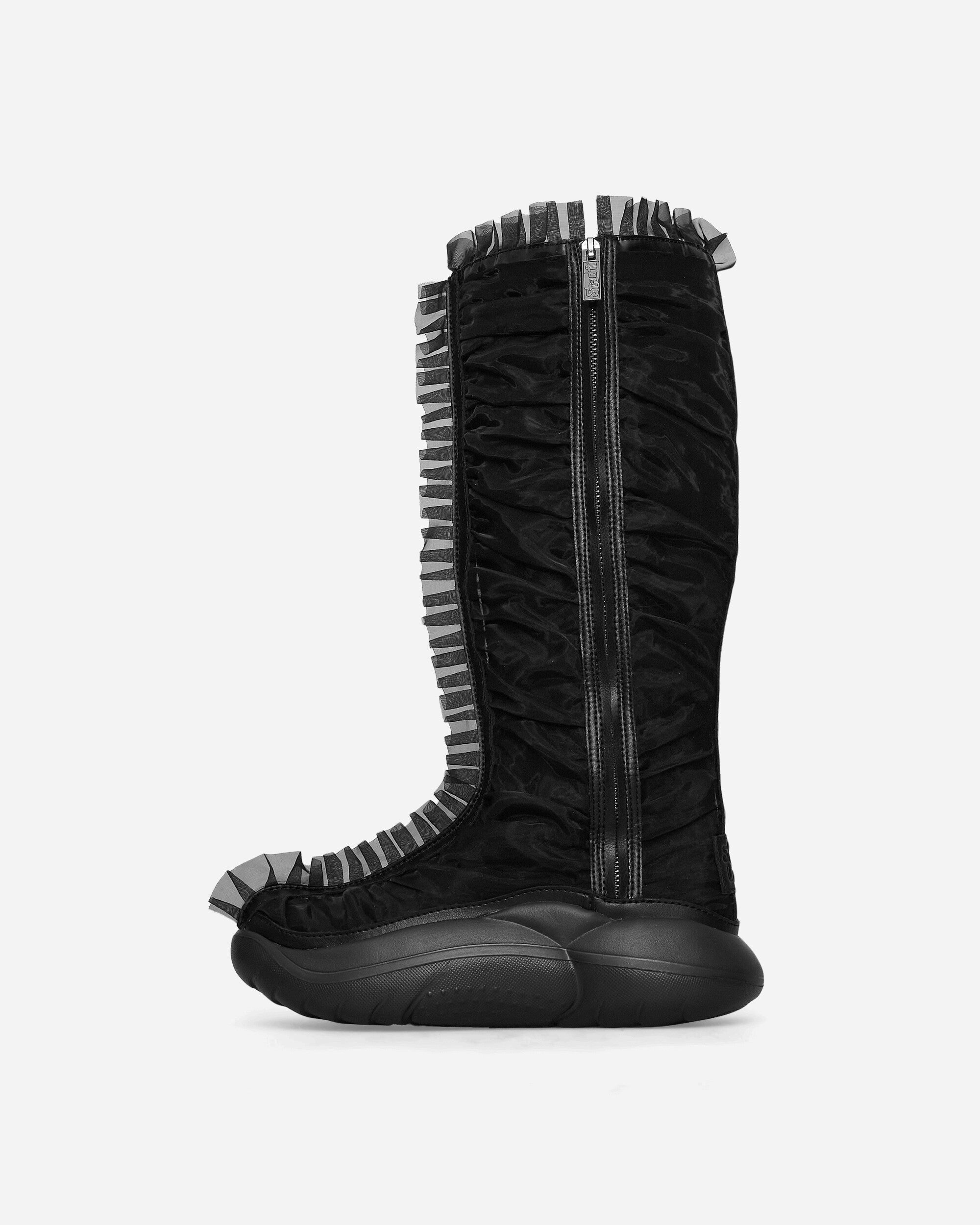 UGG Ugg Cs Ruffle Boot Tall Black Boots Mid Boot 1170914 BLK