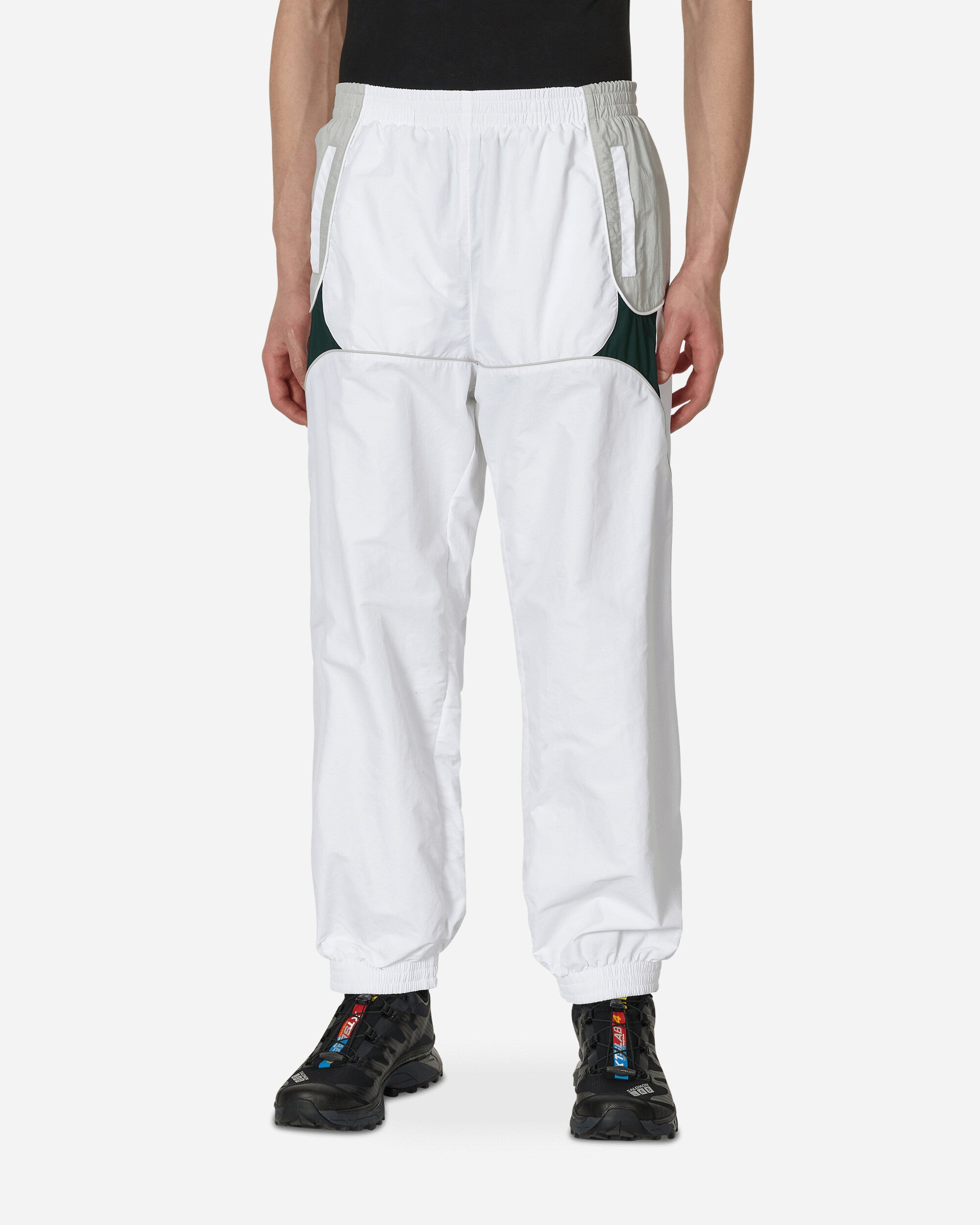 Umbro Track Pants White/Grey/Green Pants Trousers 62003U Wht Gry Gree