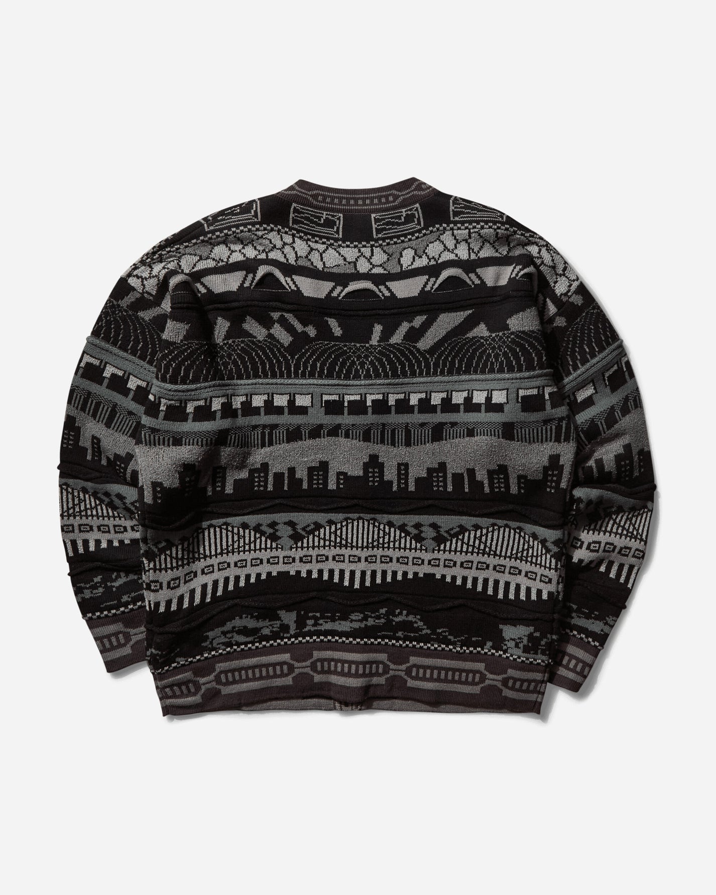 WTAPS Knit 07 Black Knitwears Cardigans 242MADT-KNM07 001