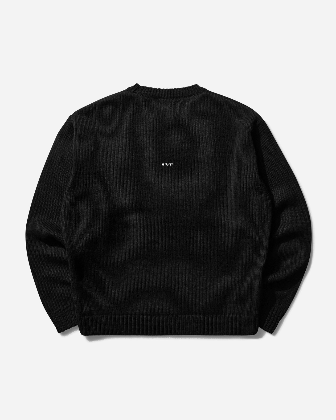 WTAPS Knit 04 Black Knitwears Sweaters 242MADT-KNM04 001