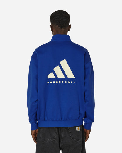 adidas Adi Bb 1/2 Zip Lucid Blue Sweatshirts Crewneck IW1624 001