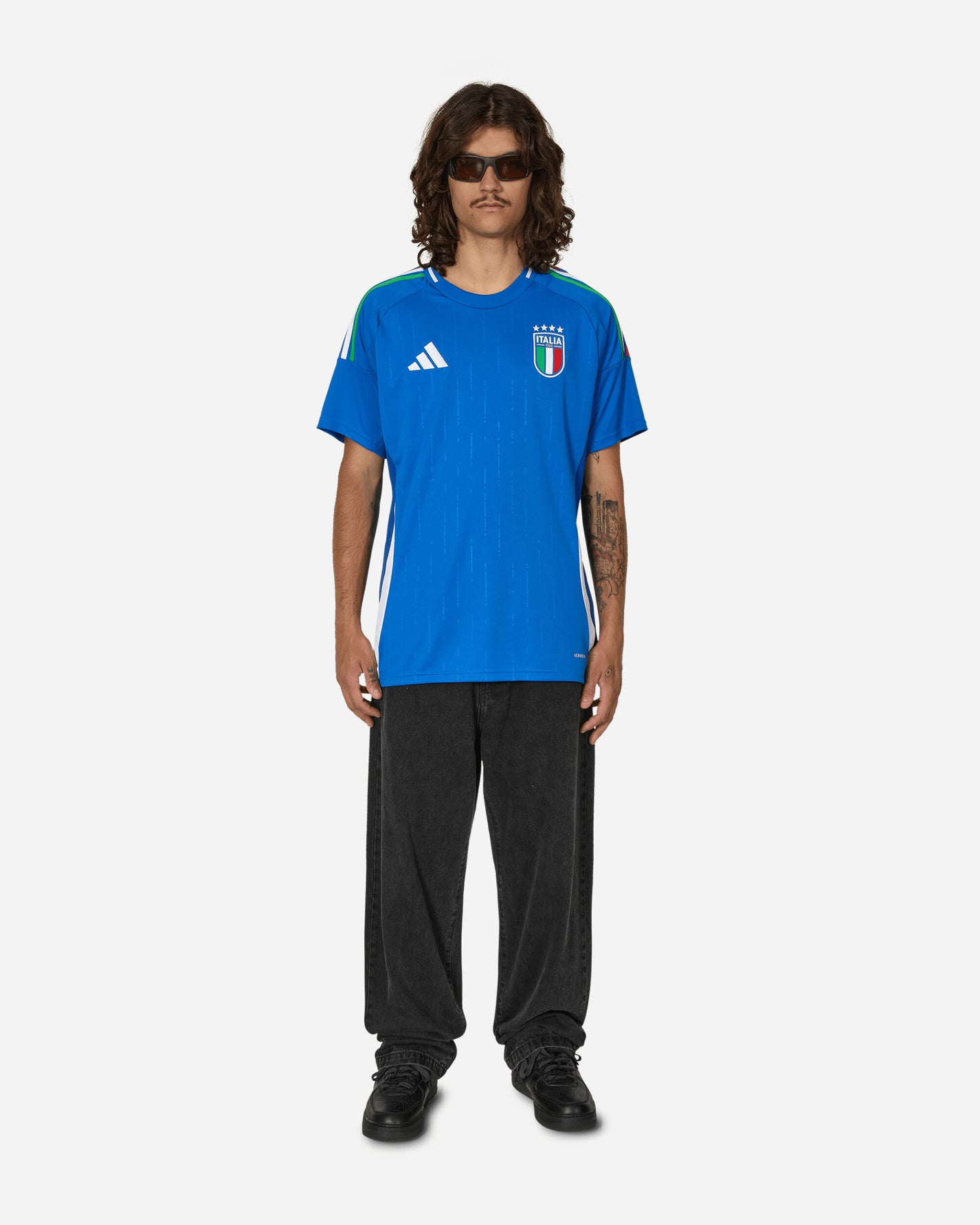 adidas Figc H Jsy Blue T-Shirts Shortsleeve IN0657