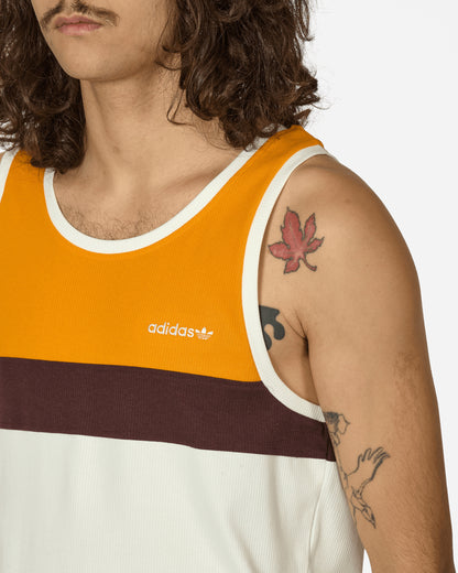 adidas 80S Rib Tank Off White T-Shirts Top JC6526