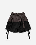 sacai Garment Dye Shorts Black Shorts Short 25-03672M 001