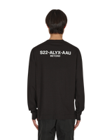 1017 Alyx 9SM Graphic Black T-Shirts Longsleeve AAUTS0261FA01 BLK0001