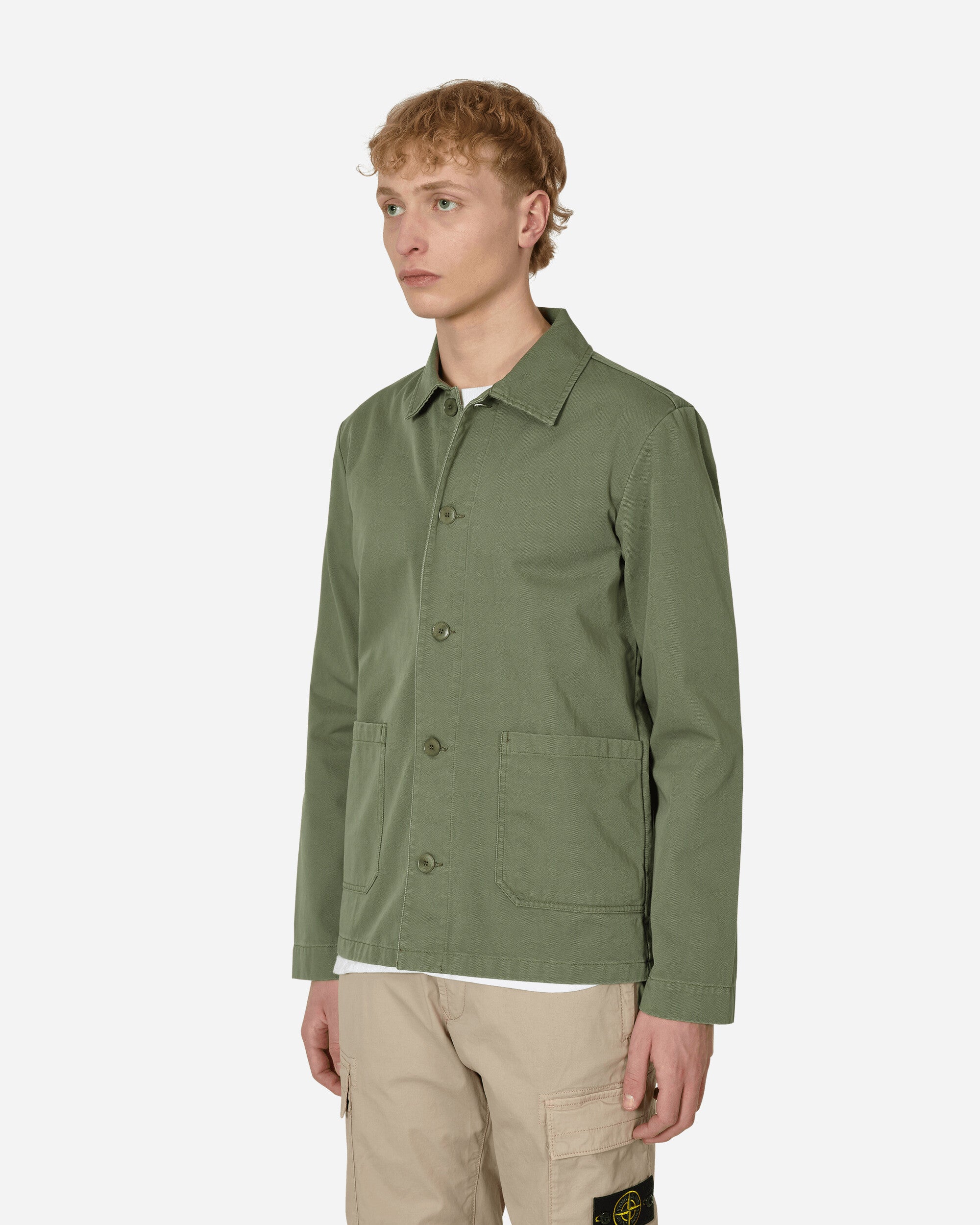 A.P.C. Veste Kerlouan Dark Green Coats and Jackets Jackets CODDD-H03053 KAF