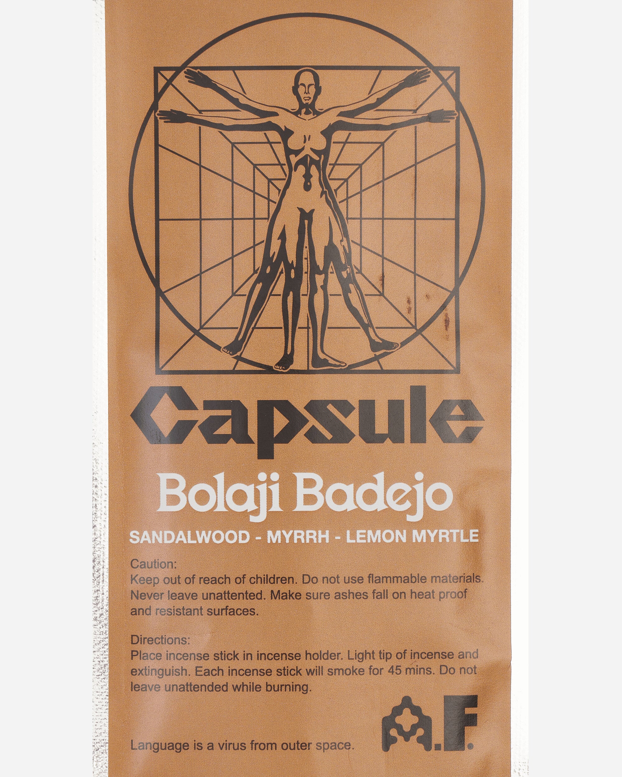 Capsule Capsule Incense Brown Homeware Home Fragrances CAPINCENSE BROWN