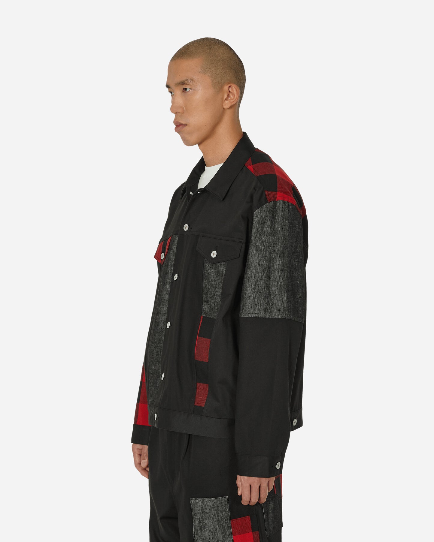 Comme Des Garçons Homme Men'S Jacket Black/Red Coats and Jackets Jackets HL-J020-W23 1