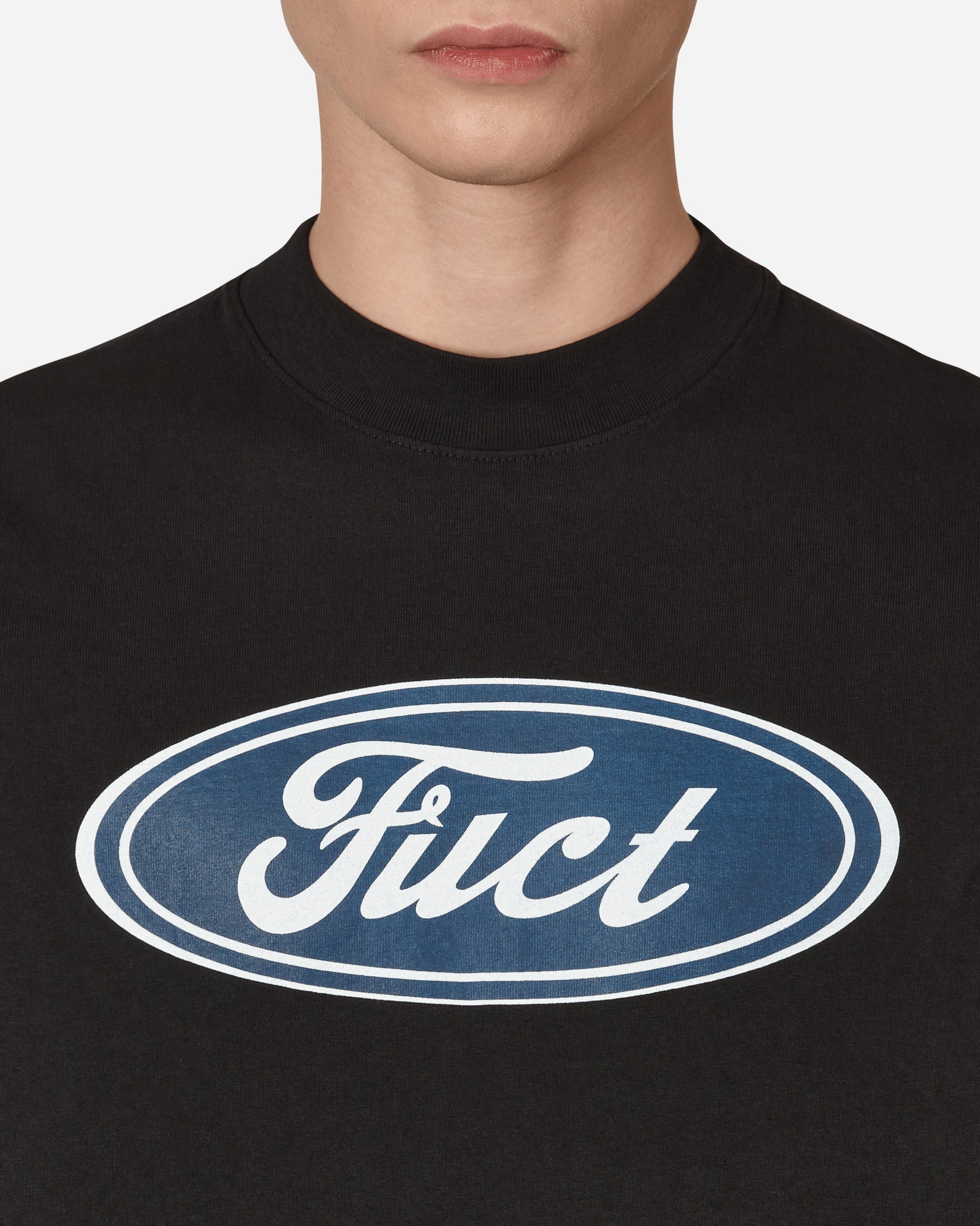 Fuct Fuct Oval Logo Tee Black T-Shirts Shortsleeve 1801GDT 1