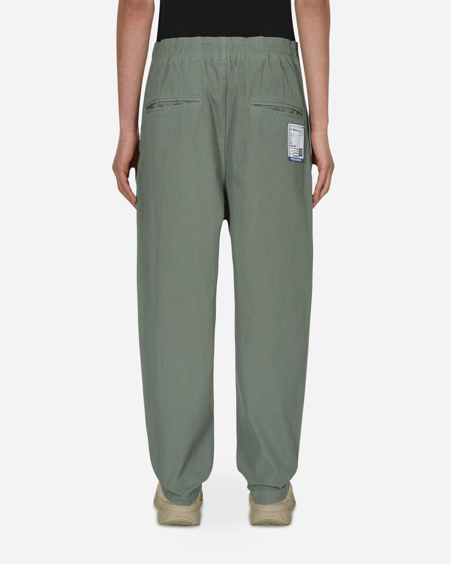 Instrumental No Side Seam Long Pants Green Pants Trousers I06PT021 GREEN