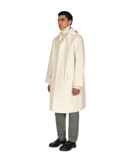 Jil Sander Sport Coat C 02 Detch Coll Cream White Coats and Jackets Coats JSMS430222-MS241600B 280