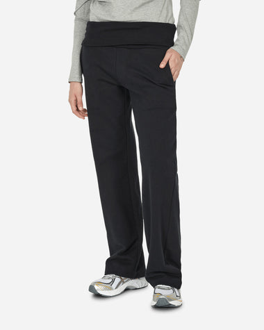 Mainline:RUS/Fr.CA/DE Black Sweatpants With Rib Waistband Black Pants Sweatpants PARITOS 1