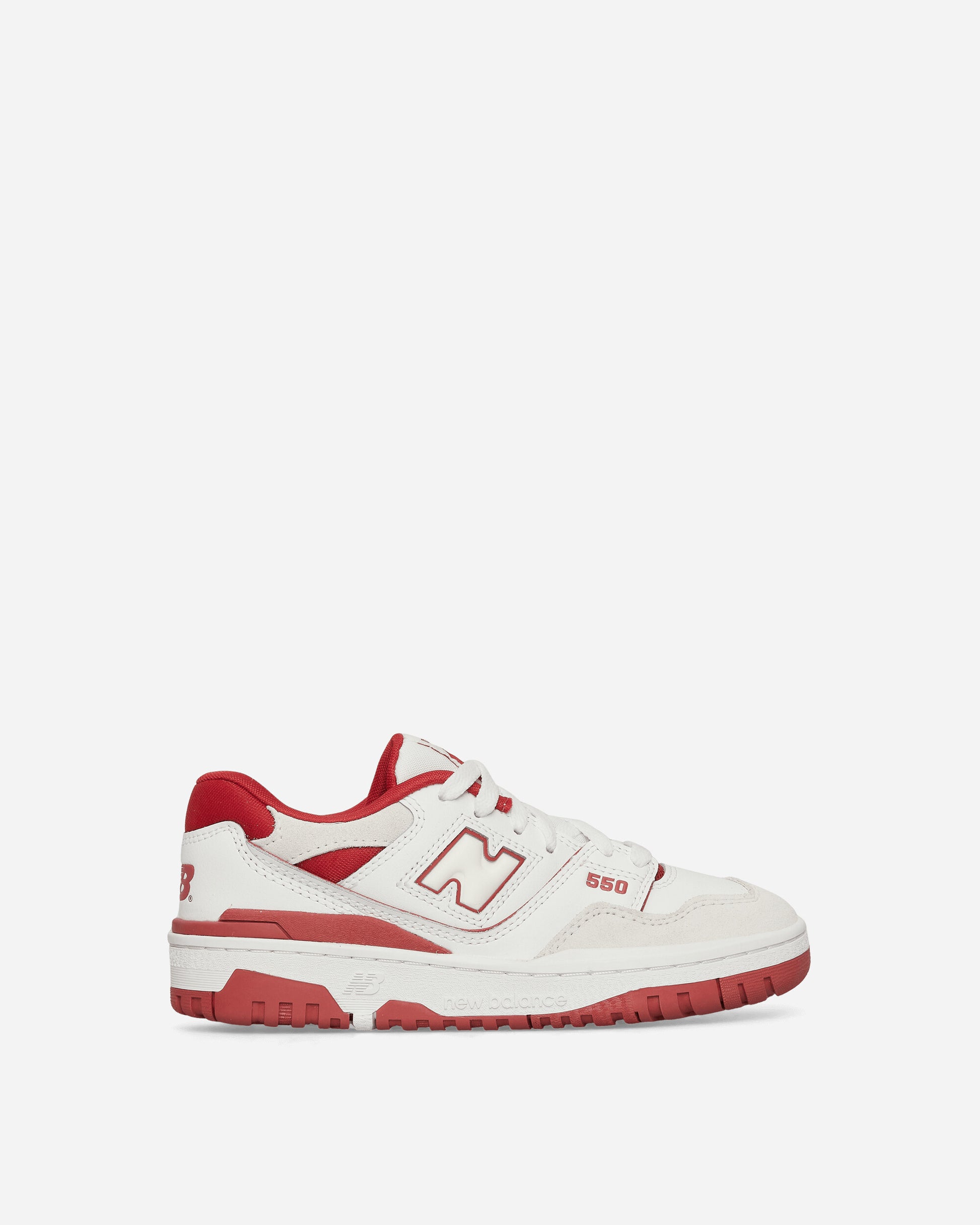 New Balance Kids GSB550TF White/Red Sneakers Low GSB550TF