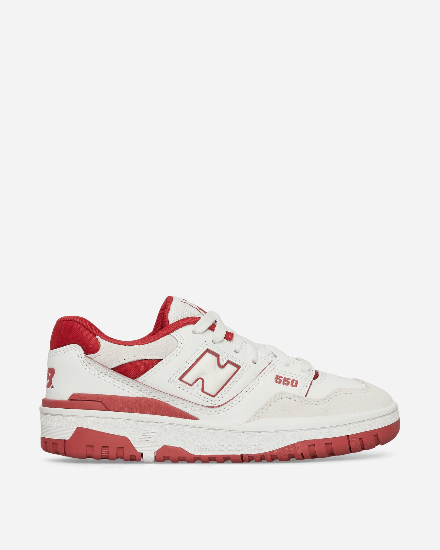 New Balance Kids PSB550TF White/Red Sneakers Low PSB550TF