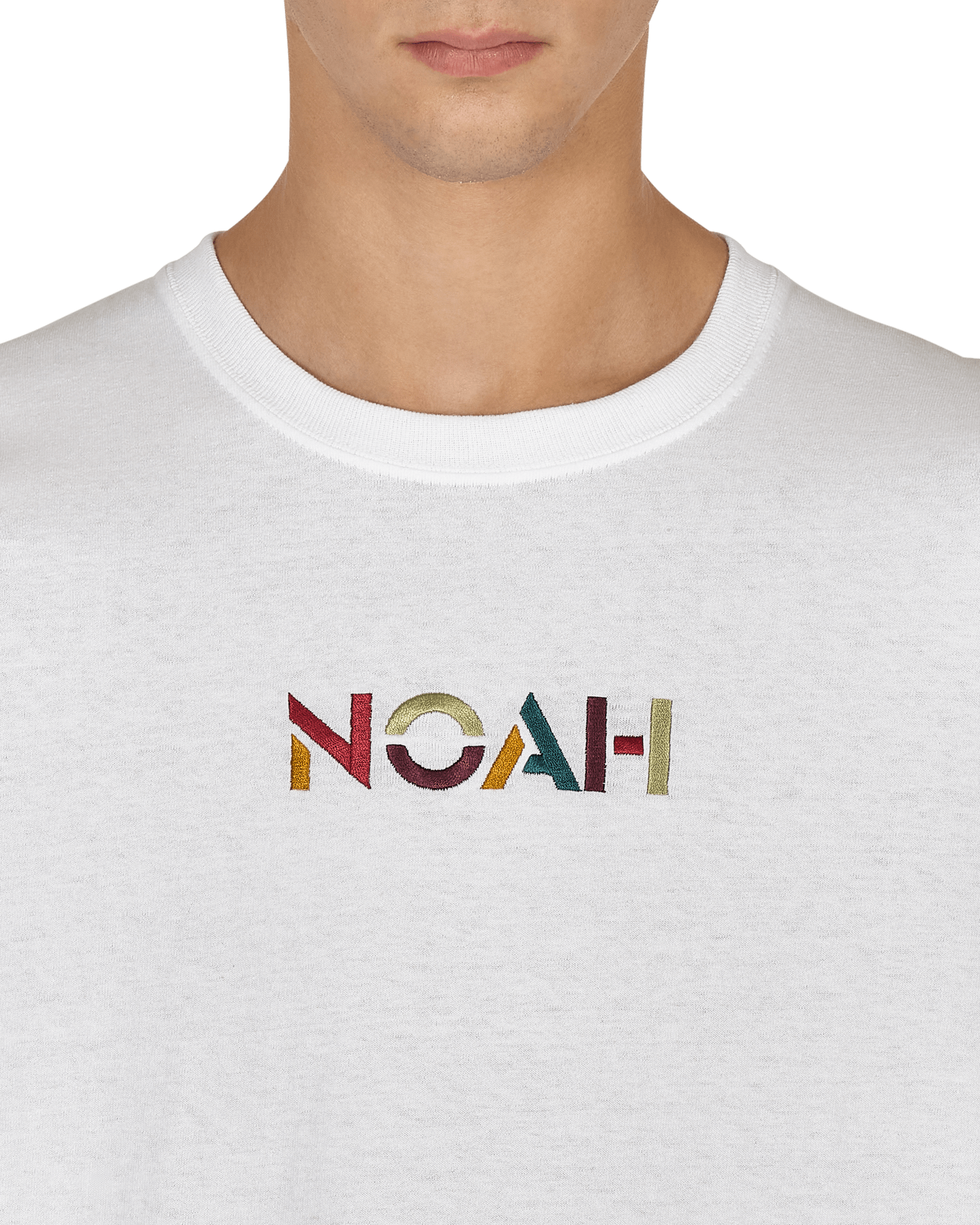 Noah Sign Tee White T-Shirts Shortsleeve T010FW21 WHT