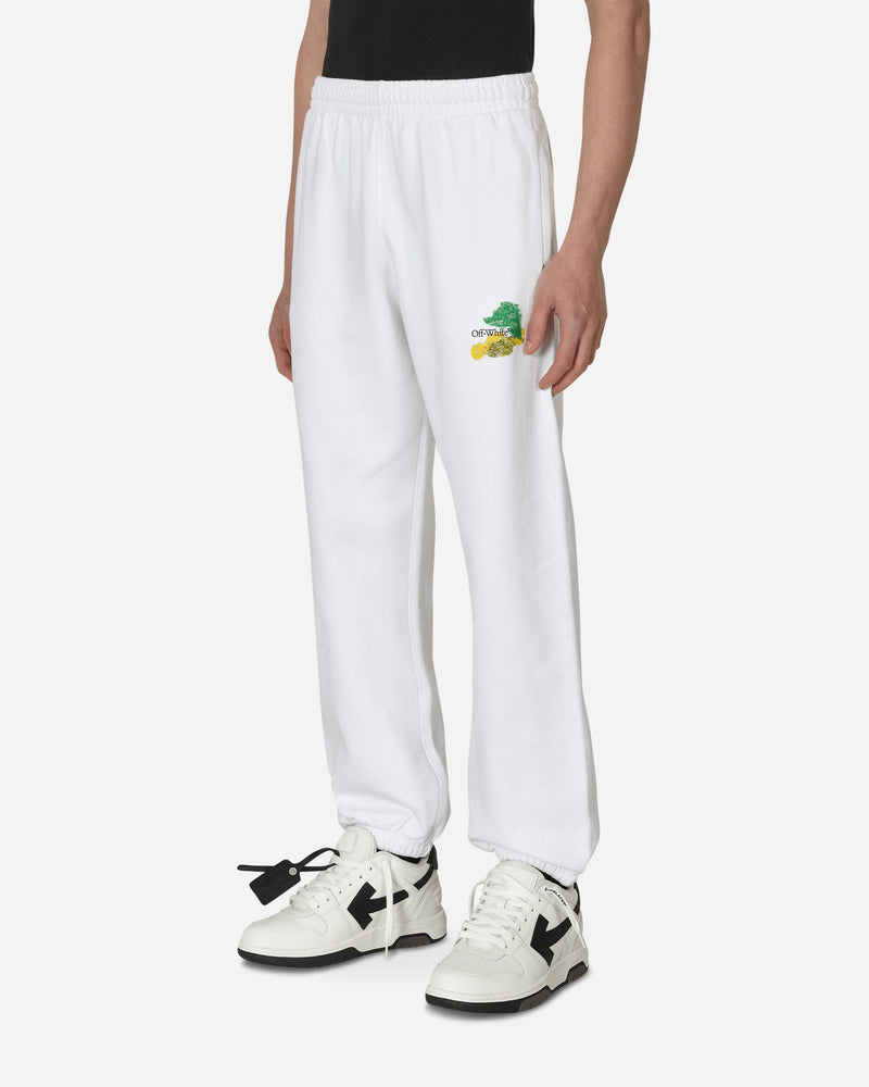 Off-White Brush Arrow Slim Sweatpants White Multicolor Pants Sweatpants OMCH029S23FLE002 0184