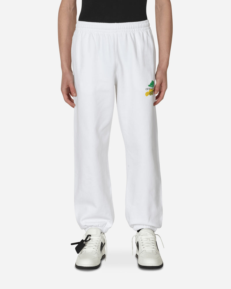 Off-White Brush Arrow Slim Sweatpants White Multicolor Pants Sweatpants OMCH029S23FLE002 0184