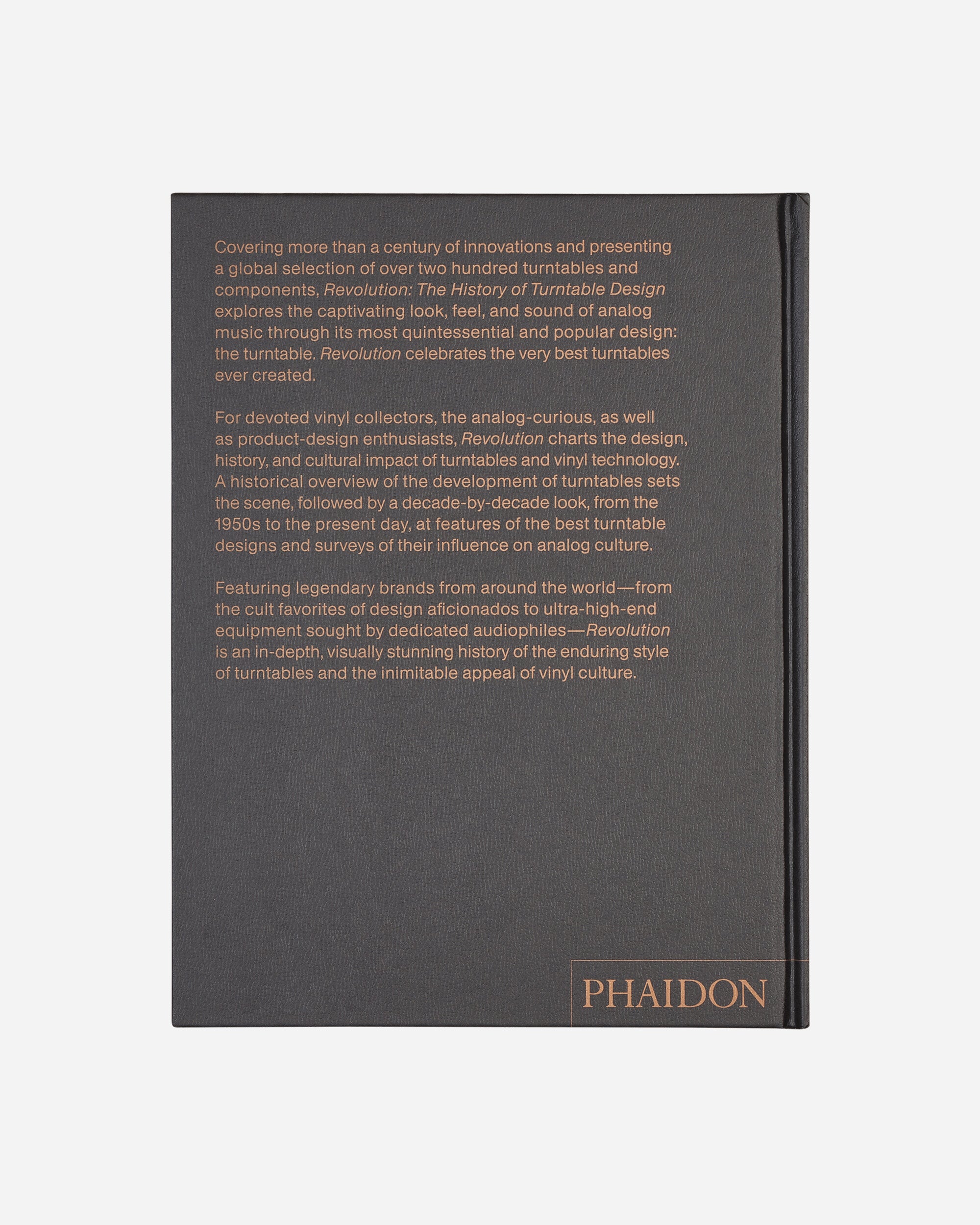 Phaidon Books Revolution: The History Of Turntable Design Multicolor Homeware Books and Magazines 9781838665616 MULTI