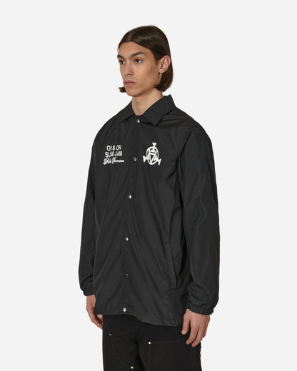 Public Possession Realize Your Ideas Coach Jacket Black Coats and Jackets Jackets PPDRUCKJKT 001