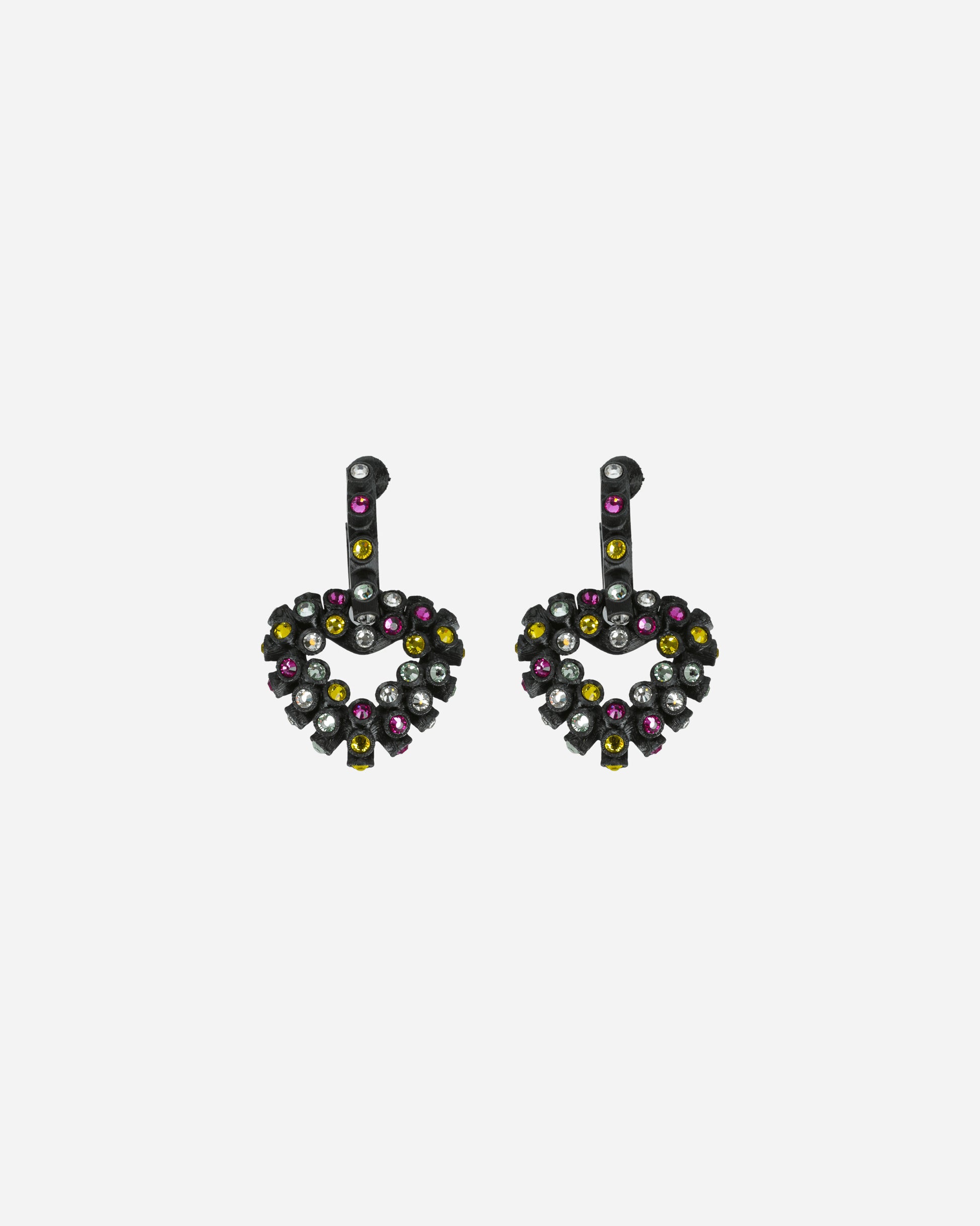 Roussey Wmns Tiny Crush Earrings Exclusive Multi Black Exclu Jewellery Earrings F23E09 1