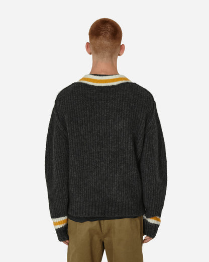 Stüssy Mohair Tennis Sweater Charcoal Knitwears Sweaters 117142 CHAR