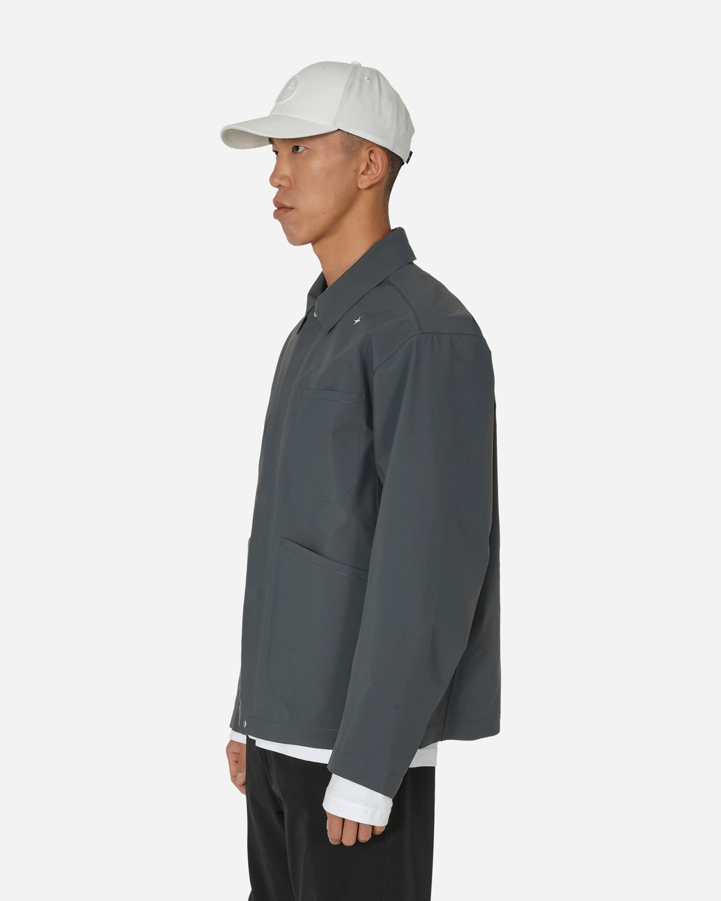 Stone Island Jacket Grey Coats and Jackets Jackets 7915404G1 V0062