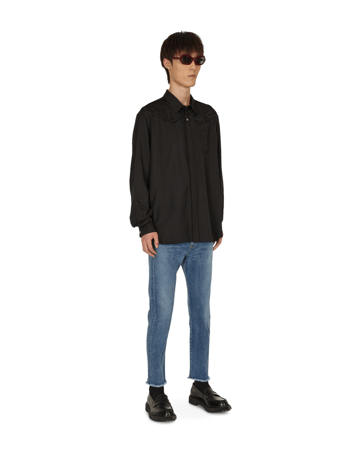 Undercover Shirt Black Shirts Longsleeve UC1A4404 BLACK