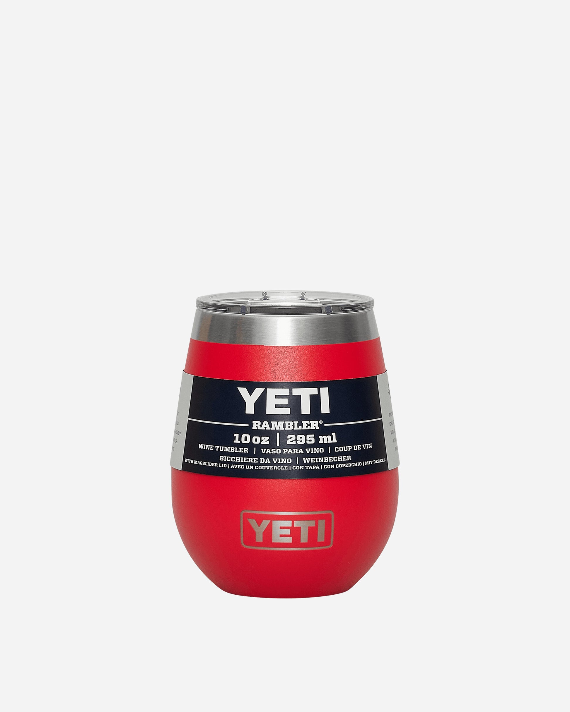YETI Rambler 10 Oz Wine Tumbler Rescue Red Equipment Bottles and Bowls 0303 SPR